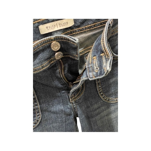 𝅺WHITE House Black Market Capri Jeans Women’s Size 6. - Picture 9 of 16